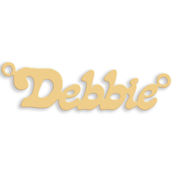 9 Carat Gold 7 Letter Nameplate