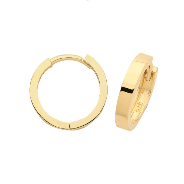 9ct Yellow Gold Huggie Earrings