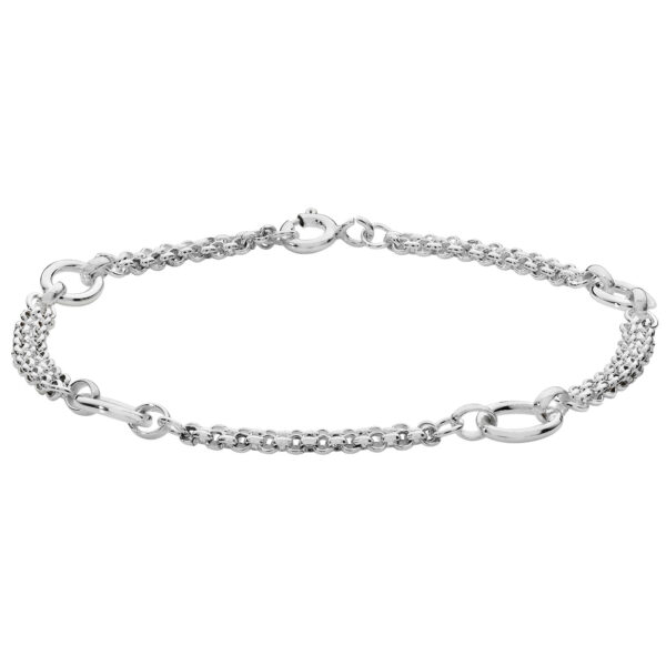 sterling silver link bracelet