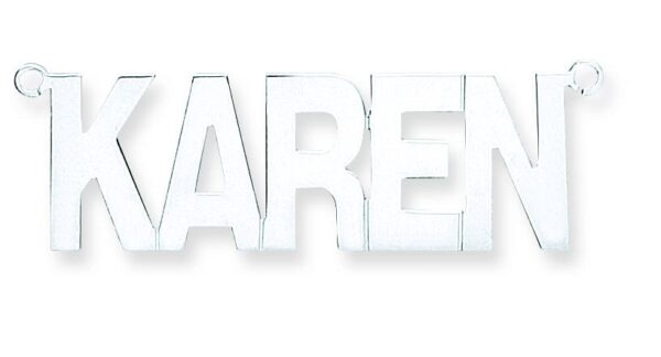 sterling silver large nameplate