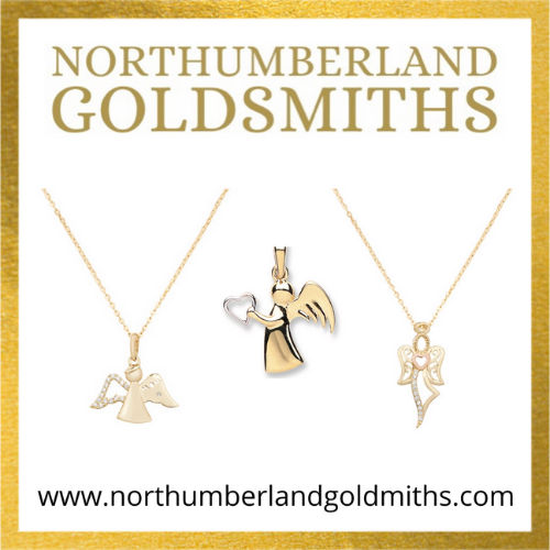 9ct Gold Angel Pendants