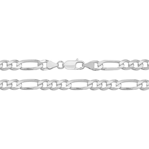 sterling silver figaro bracelet