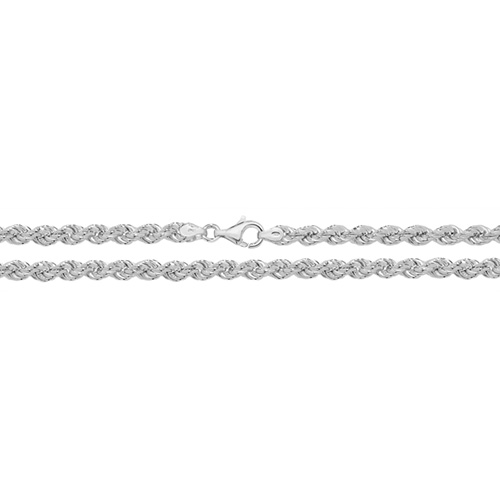 sterling silver rope bracelet
