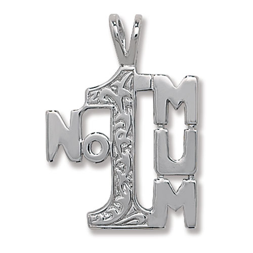 Sterling Silver Mum Pendant