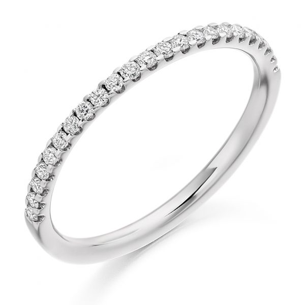 18 carat white gold diamond eternity ring