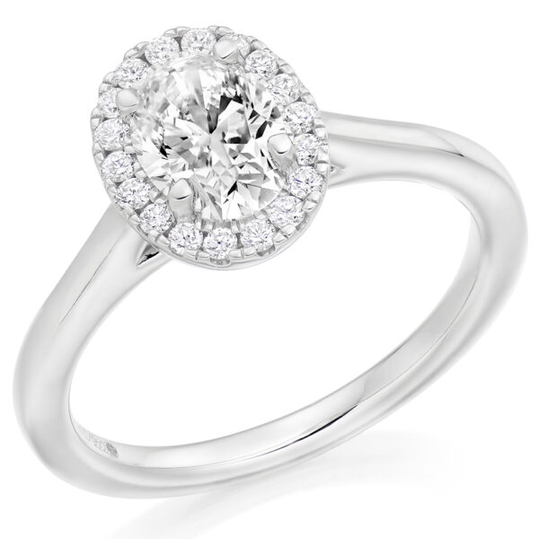 Oval Diamond Engagement Ring