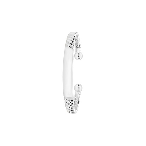 sterling silver identity torque baby bangle