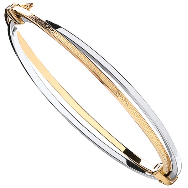 9 carat dual gold bangle