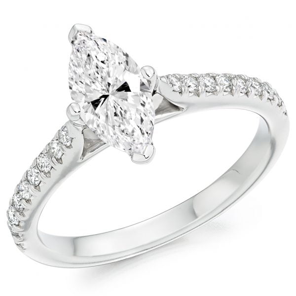 marquise cut diamond ring