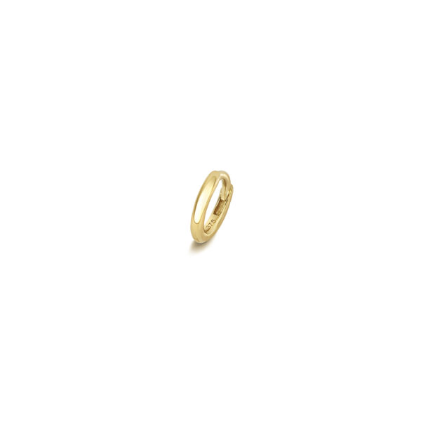 9 carat yellow gold cartilage hoop