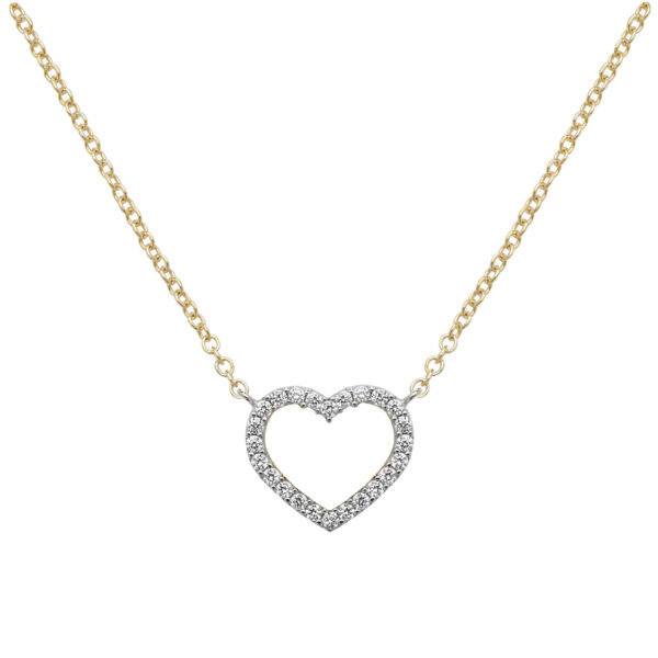 9 Carat Gold Heart Pendant