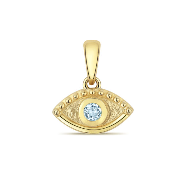 9ct Gold Eye Pendant