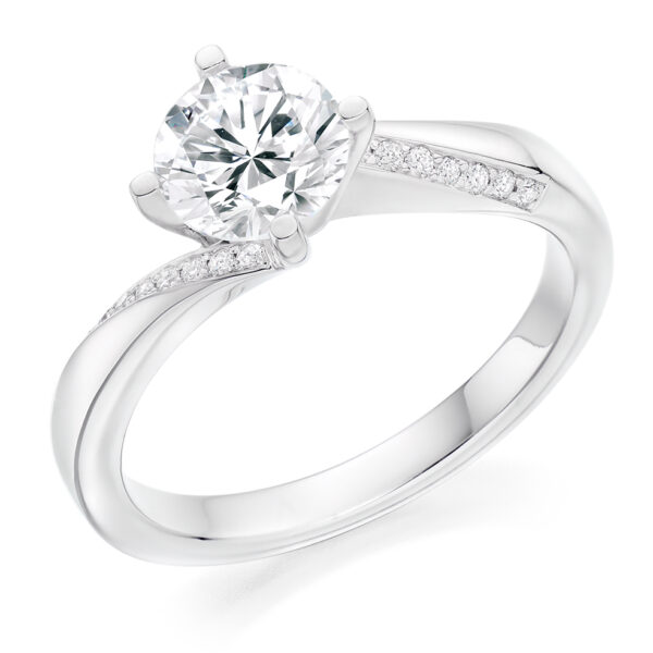 Laboratory Grown Diamond Solitaire Ring