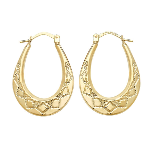 9 carat yellow gold creole s