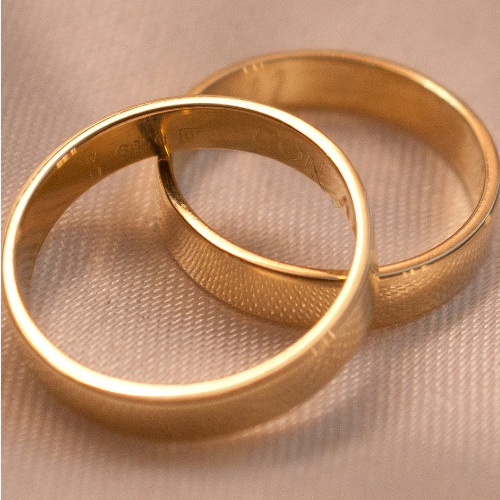 wedding rings gold