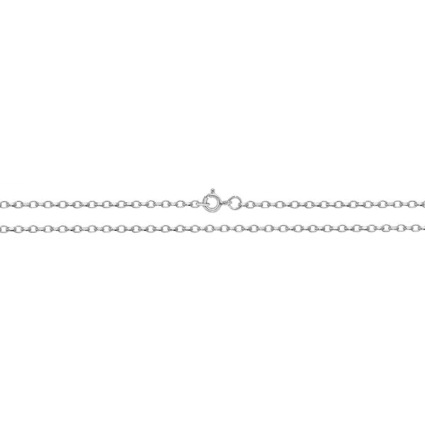 Sterling Silver Faceted Belcher Chain
