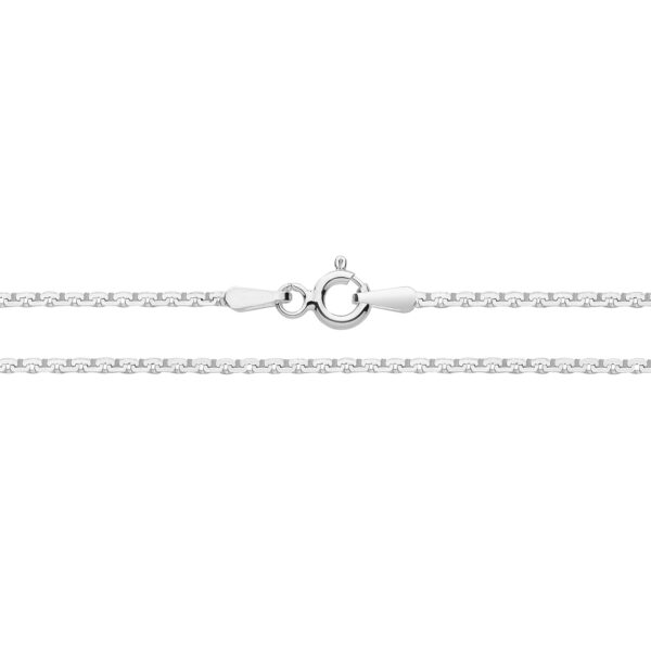 silver cobra square chain