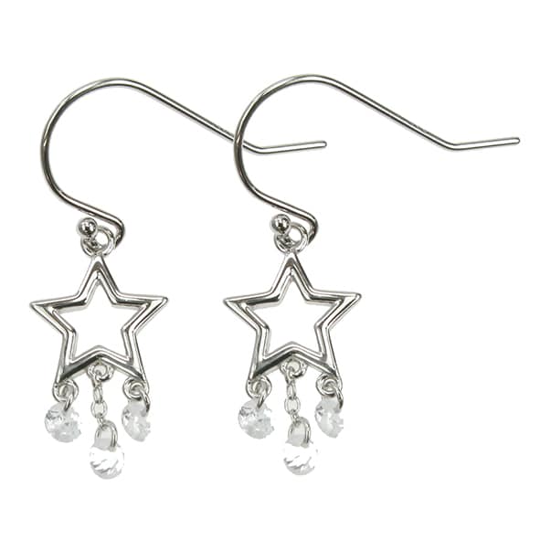 sterling silver star earrings