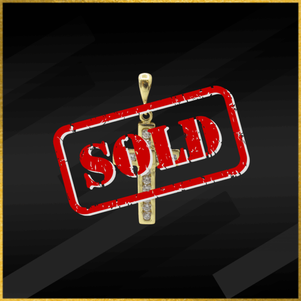14 Carat Yellow Gold Cross Pendant