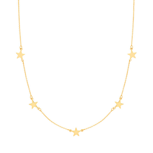Gold plate Star Necklet