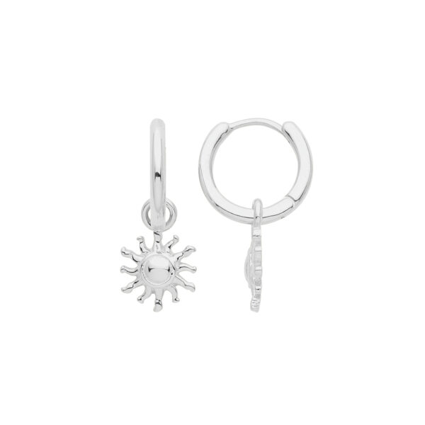 sterling silver sun drop earrings