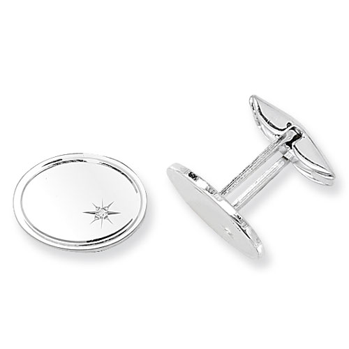 silver cufflinks