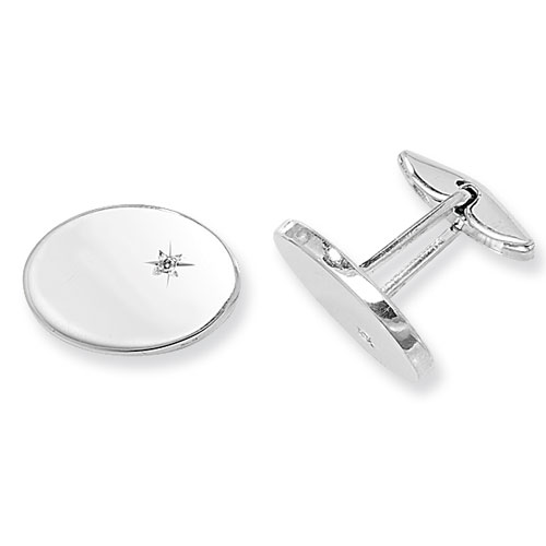 SILVER CUFFLINKS