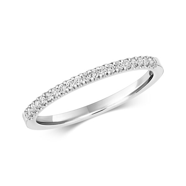 9ct White Gold Eternity Ring