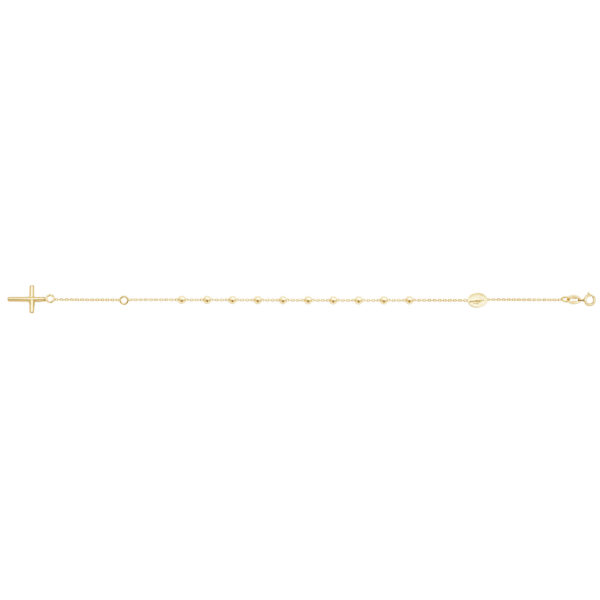 9ct gold rosary bracelet