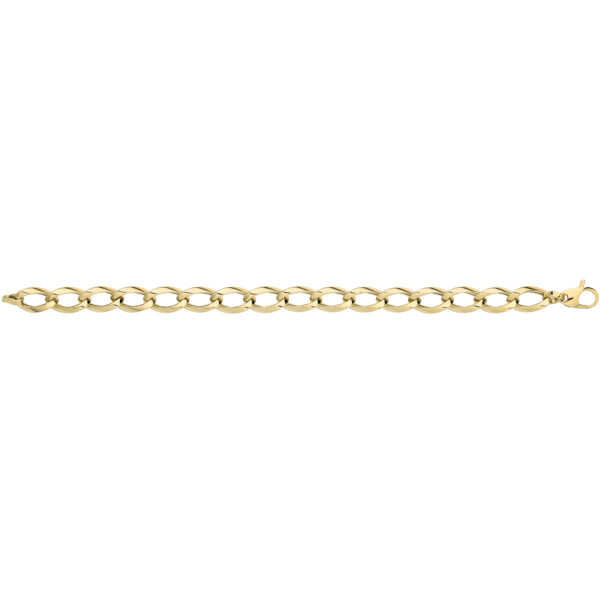 9ct gold ope link fancy bracelet