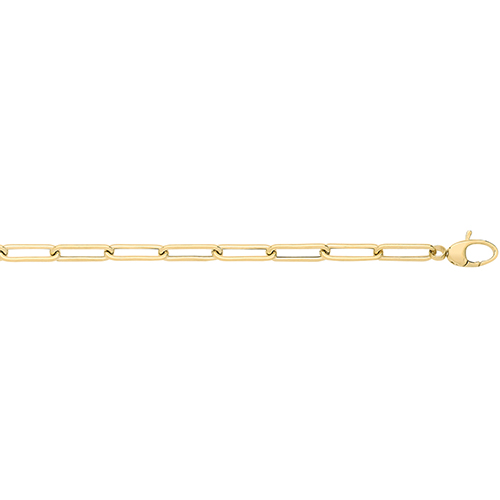 9ct gold hollow bracelet