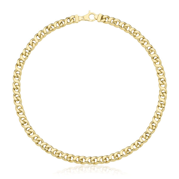 9ct gold fancy necklet