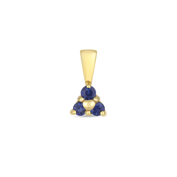 9ct Gold Sapphire Pendant