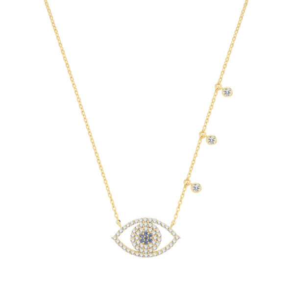 9ct Gold Evil Eye pendant