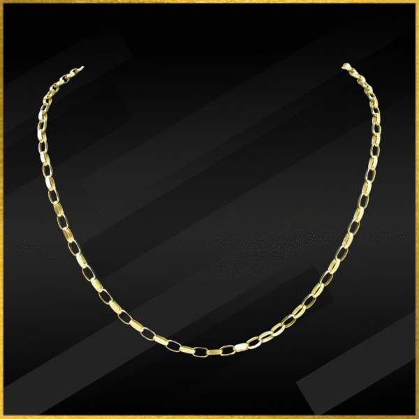9 carat yellow gold belcher chain