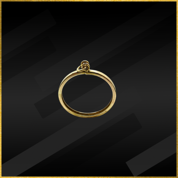 9 carat yellow gold sovereign pendant